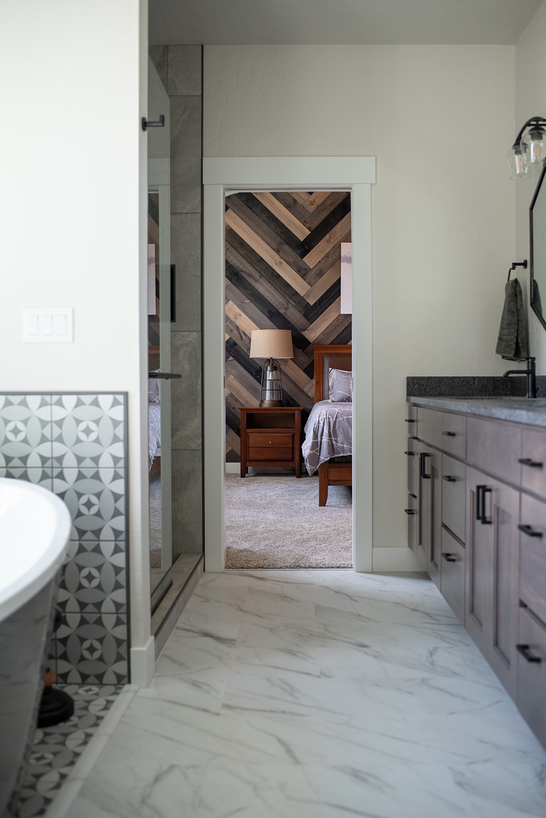 A North Ridge Homes custom bathroom