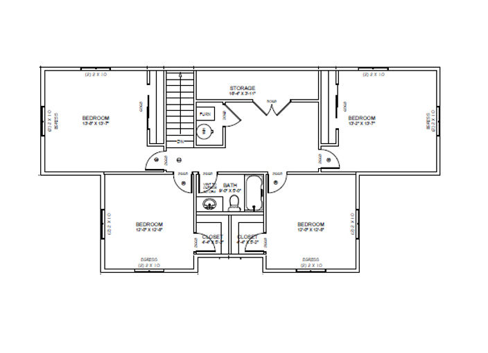 Bellflower floor plan